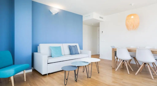 Апартаменты с 3 комнатами с балконом Olala Port Forum Apartments