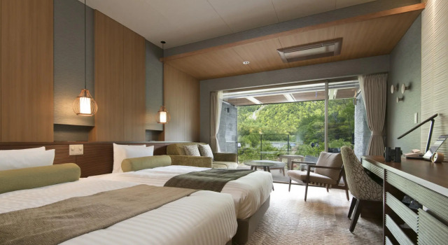 Двухместный номер Standard с балконом Kamikouchi Hotel SHIRAKABASO