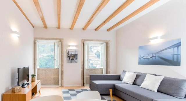 Апартаменты с видом на реку Oporto Trendy River