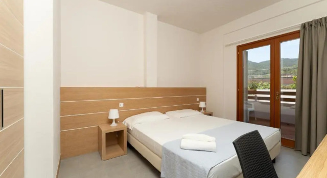 Standard Doppel Zimmer mit eingeschränktem Meerblick Hotel Delfino