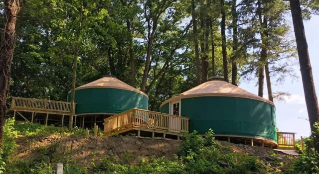 Тент Circle M Camping Resort 16 ft. Yurt 1