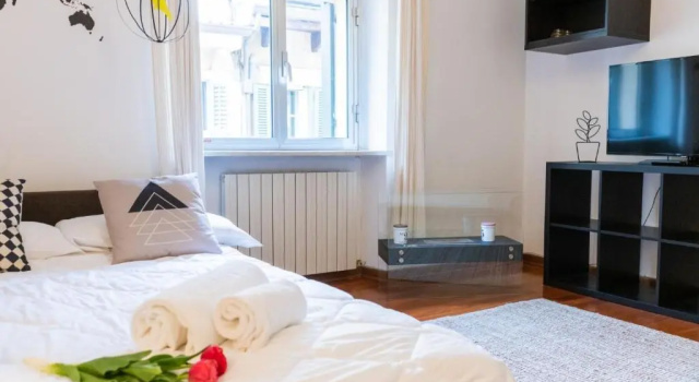 Апартаменты Accogliente residenza Rocchetto a 25mt da Piazza Erbe