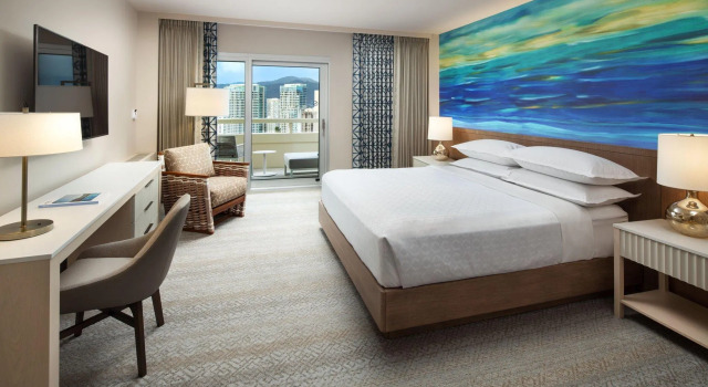Двухместный номер с видом на город Sheraton Waikiki Beach Resort