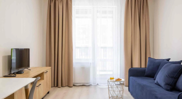 Студия Apartments on Zheleznodorozhny Avenue 14k1
