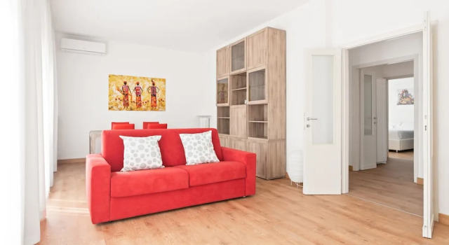 Апартаменты с 2 комнатами с балконом Santa Rita Roomy Apartment