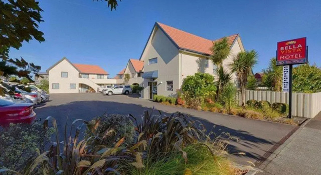 Кровать в общем номере Bella Vista Motel Palmerston North