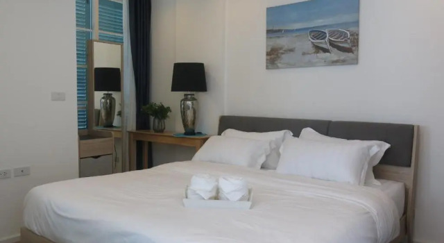 Апартаменты Summer Huahin712,Side sea view,Near Beach&Cicada,Beautiful Swimming pool