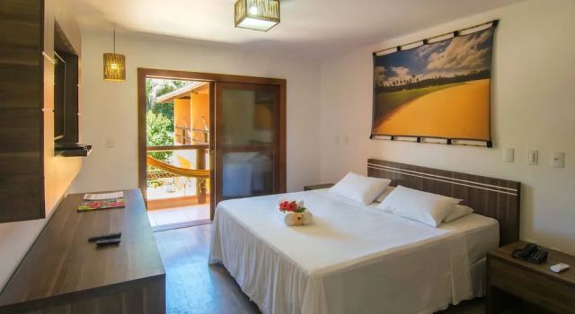Номер Deluxe с балконом Pousada Vila do Dengo