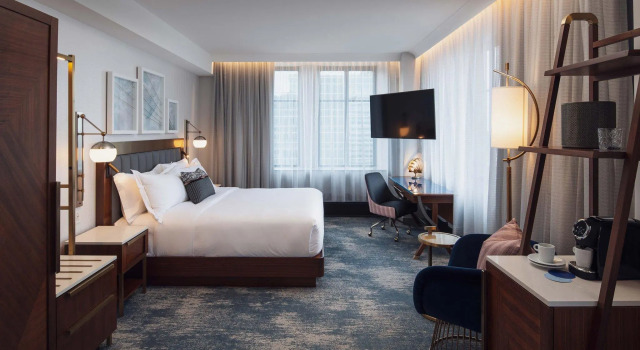 Двухместный люкс с видом на город Rand Tower Hotel, Minneapolis, a Tribute Portfolio Hotel