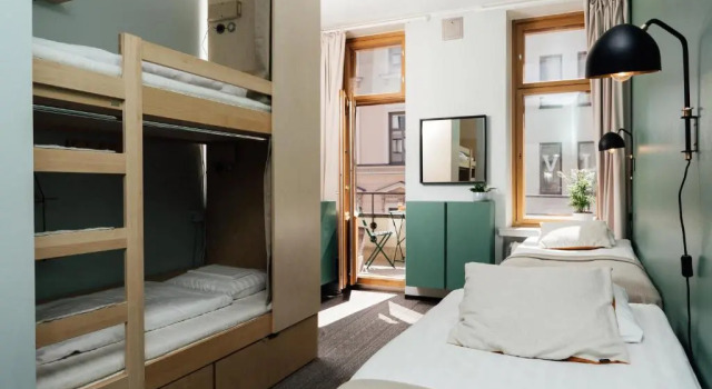 Четырёхместный номер The Yard Hostel