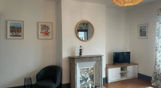 Appartement avec balcon vue mer, tout équipé, Varaa Huoneisto Mers-les-Bains 
