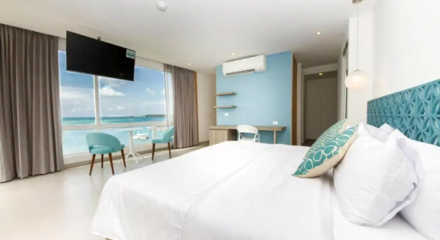 Люкс с видом на море Samawi Hotel