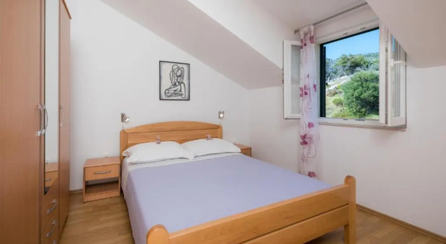 Апартаменты c 1 комнатой с балконом и с видом на море Apartments Stipe Plazibat