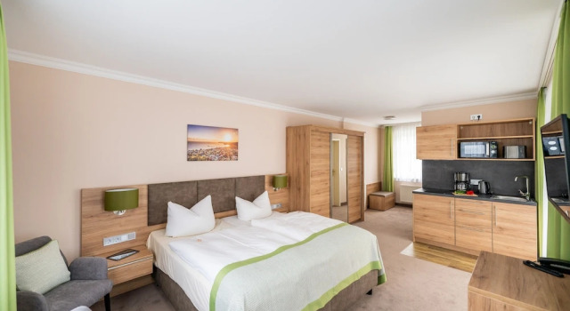 Апартаменты c 1 комнатой с балконом Centralhotel Binz