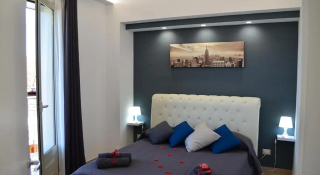 Двухместный номер Deluxe с балконом и с видом на море Villa Longardi