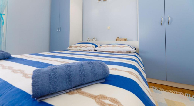 Студия с балконом и с видом на море Villa Neda