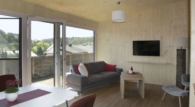 Habitación Estándar sótano con balcón Steigerwald-Apartments