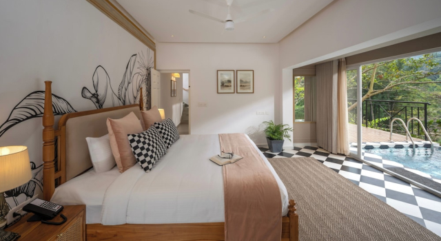 Вилла с балконом и с видом на реку Blanket Riverside Resort and Spa