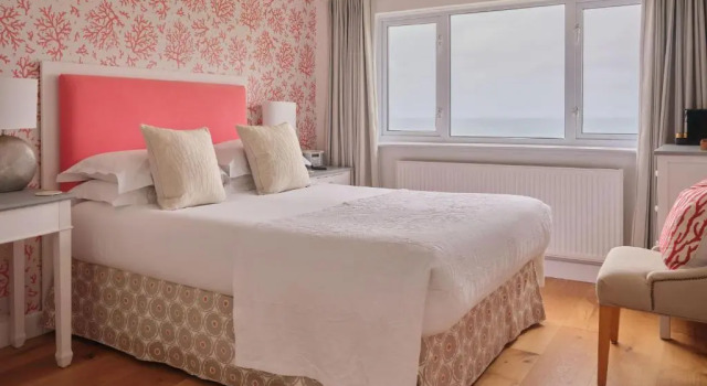 Standard- værelse med havudsigt Boskerris Hotel