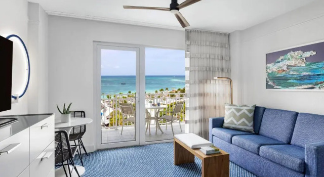 Вилла с 2 комнатами oceanfront Marriott's Aruba Ocean Club