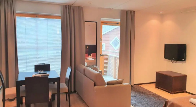 Семейная студия с балконом Levi Suites Levi Gold