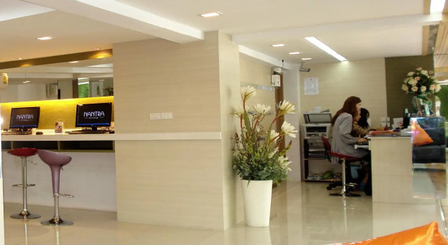 Кровать в общем номере Nantra Sukhumvit 39