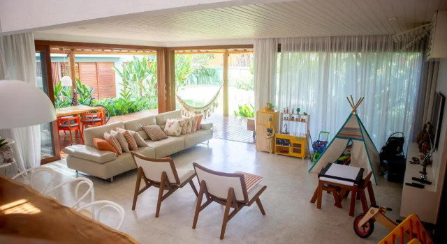 Excelente casa, pé na areia, no melhor de Arraial, Забронировать Отель Отели штата Баия с бассейном, Бассейн