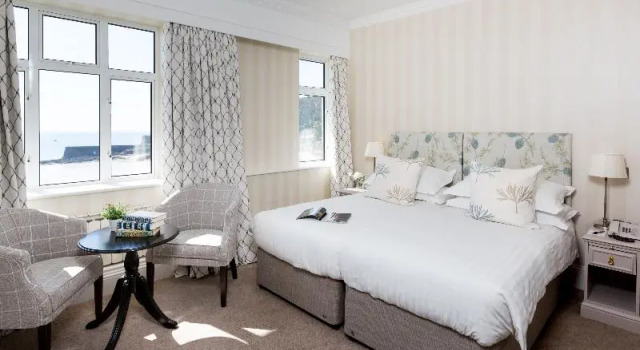 Семейный номер Standard с видом на море St Brelades Bay Hotel