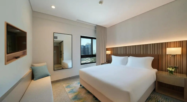 Двухместный номер с видом на город Arabian Park Dubai, an Edge by Rotana Hotel