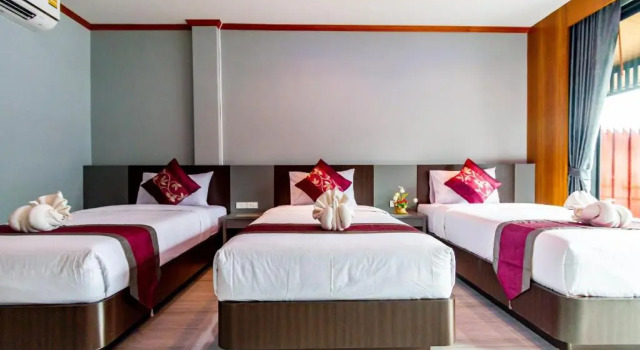 Трёхместный номер Deluxe Coco Bella Hotel