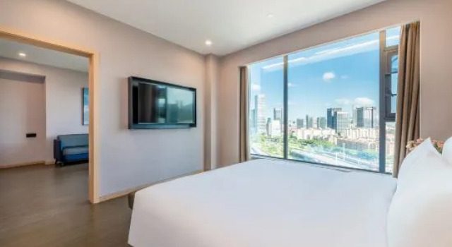 Люкс Superior Atour Hotel Zhuhai Gongbei Fuhuali
