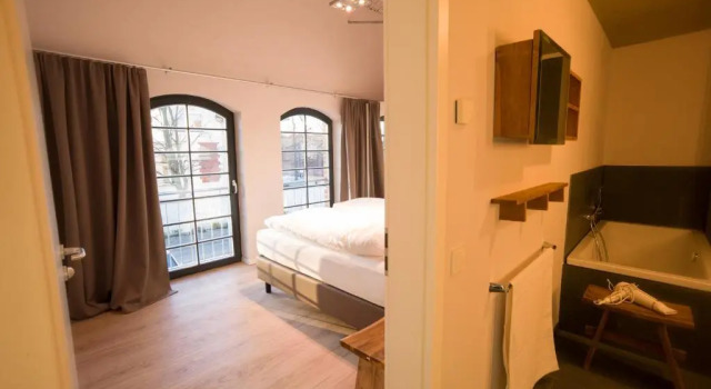 Номер Standard с 3 комнатами havelblau Ferienlofts - Stilvoll wohnen unmittelbar an der Havel - zentral - Küche - WLAN - Wallbox - Kajaks und Fahrräder vor Ort