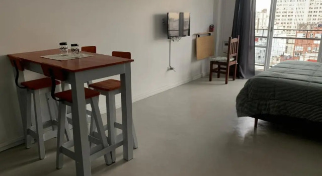 Luminoso Estudio en Recoleta remote work WIFI