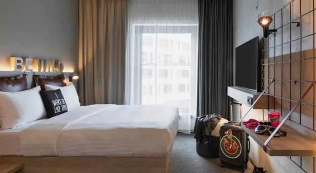 Номер Moxy Sleeper Moxy Munich Ostbahnhof