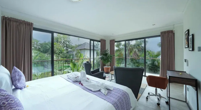 Twin Villas Drupadi 8Br Seminyak, Rezervovat Vila Chaty v Bali, Chalupa