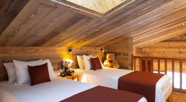 Семейный номер Standard Дуплекс с балконом Hôtel et Spa Le Vermont