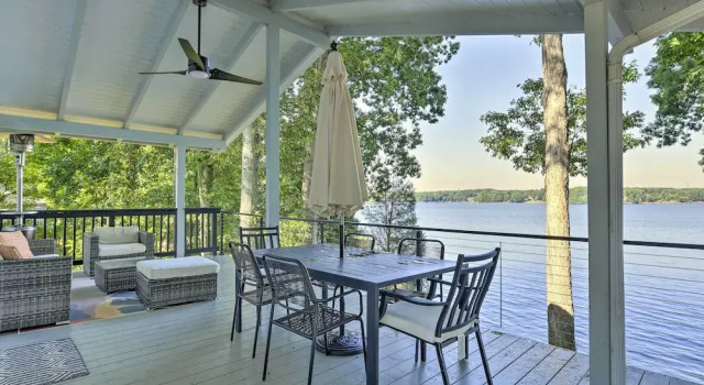 Коттедж Dreamy Lake Norman Cottage w/ Panoramic Lake Views