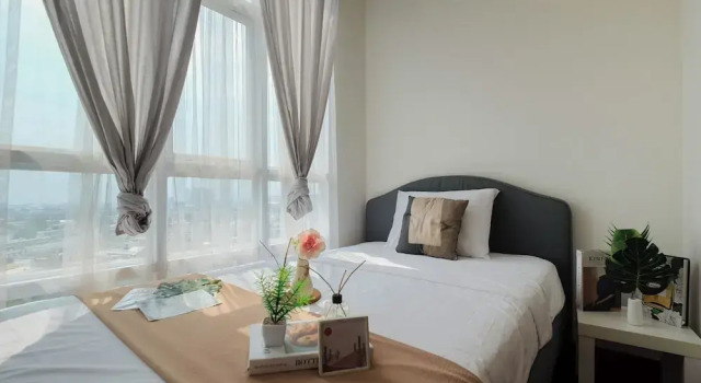 Boho Touch 2Br Apartment With Extra Room At Lucky Tower Residence