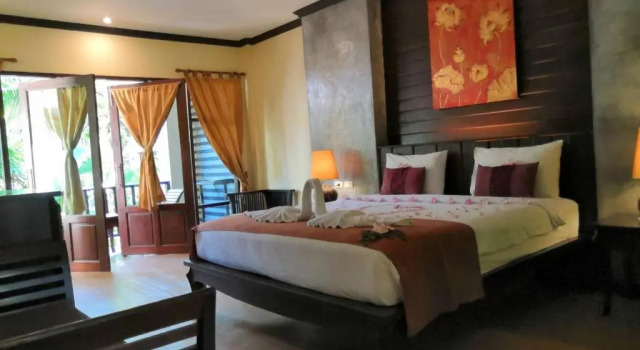 Двухместный номер Deluxe с видом на сад Seashell Resort Hostel Koh Tao