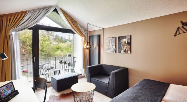 Номер Standard с балконом Hotel Zugbruecke Grenzau
