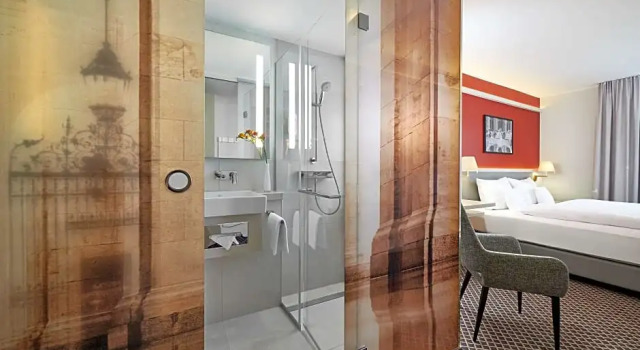 Четырёхместный семейный номер Standard с видом на город Best Western Hotel Leipzig City Center