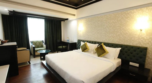 Двухместный номер Deluxe с красивым видом из окна Hotel Saffron Leaf