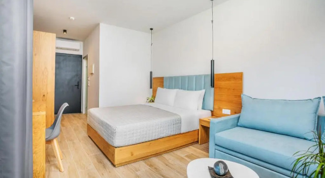 Трёхместный номер Standard с видом на бассейн Summer Sea Villa Athina - Fourka Beach Halkidiki