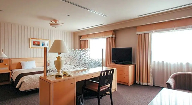 Двухместный номер Deluxe с видом на реку Numazu River Side Hotel