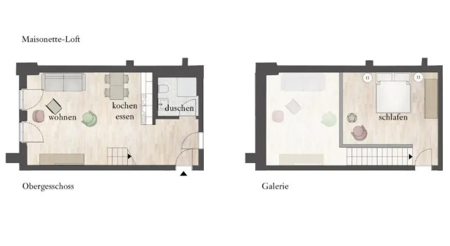Номер Standard havelblau Ferienlofts - Stilvoll wohnen unmittelbar an der Havel - zentral - Küche - WLAN - Wallbox - Kajaks und Fahrräder vor Ort