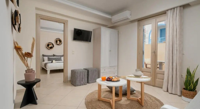 Апартаменты Цокольный этаж c 1 комнатой с балконом Ormos Holiday Studios