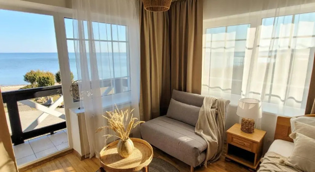 Deluxe Double room with balcony and with bay view Prie Marių Nida