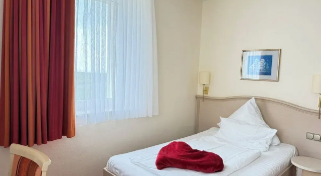 Одноместный номер Standard с частичным видом на море Seehotel Neue Liebe