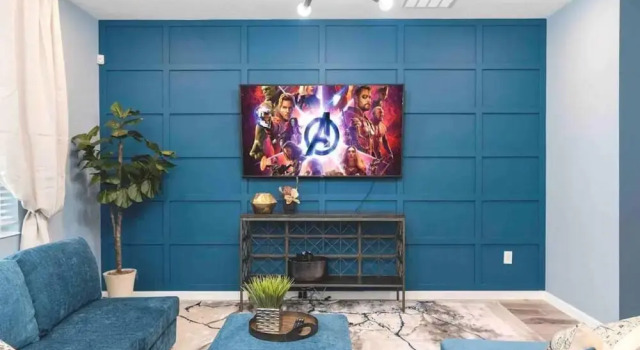 Super Blue- Sleeps 24 w Pool Movie Loft, Rezerwuj Dom wakacyjny Kissimmee Kissimmee