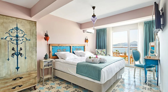 Двухместный номер Deluxe с видом на море Fİ Light Solto Boutique Beach